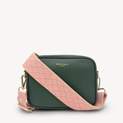 Pink & Stone Weave Strap