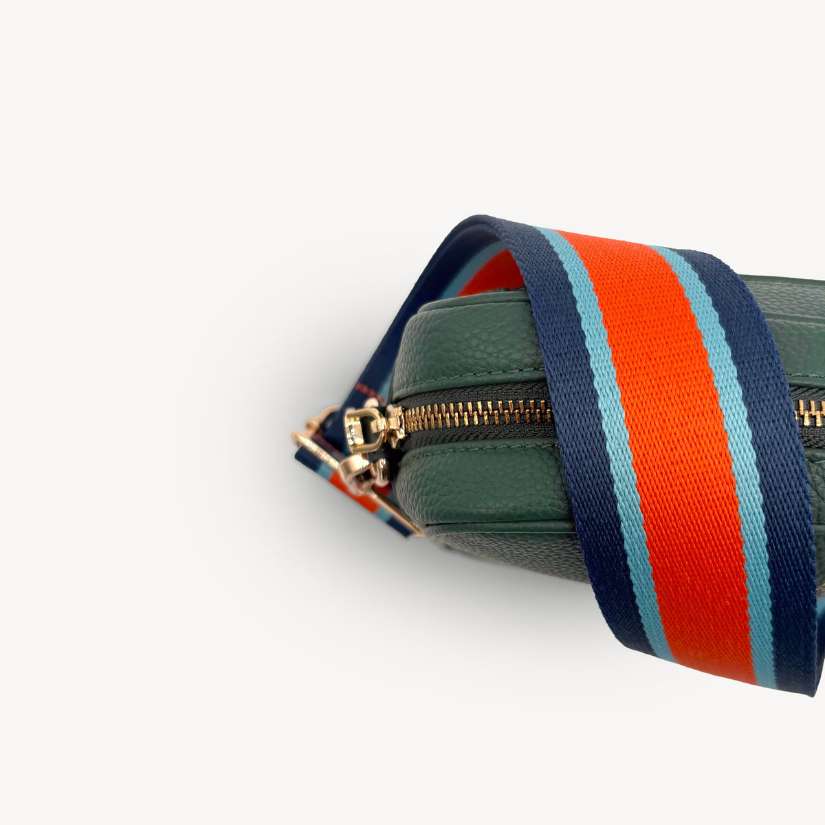 Orange & Navy Stripe Strap