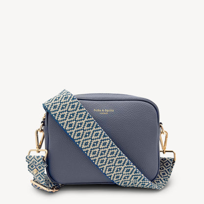 Blue & Stone Embroidered Strap