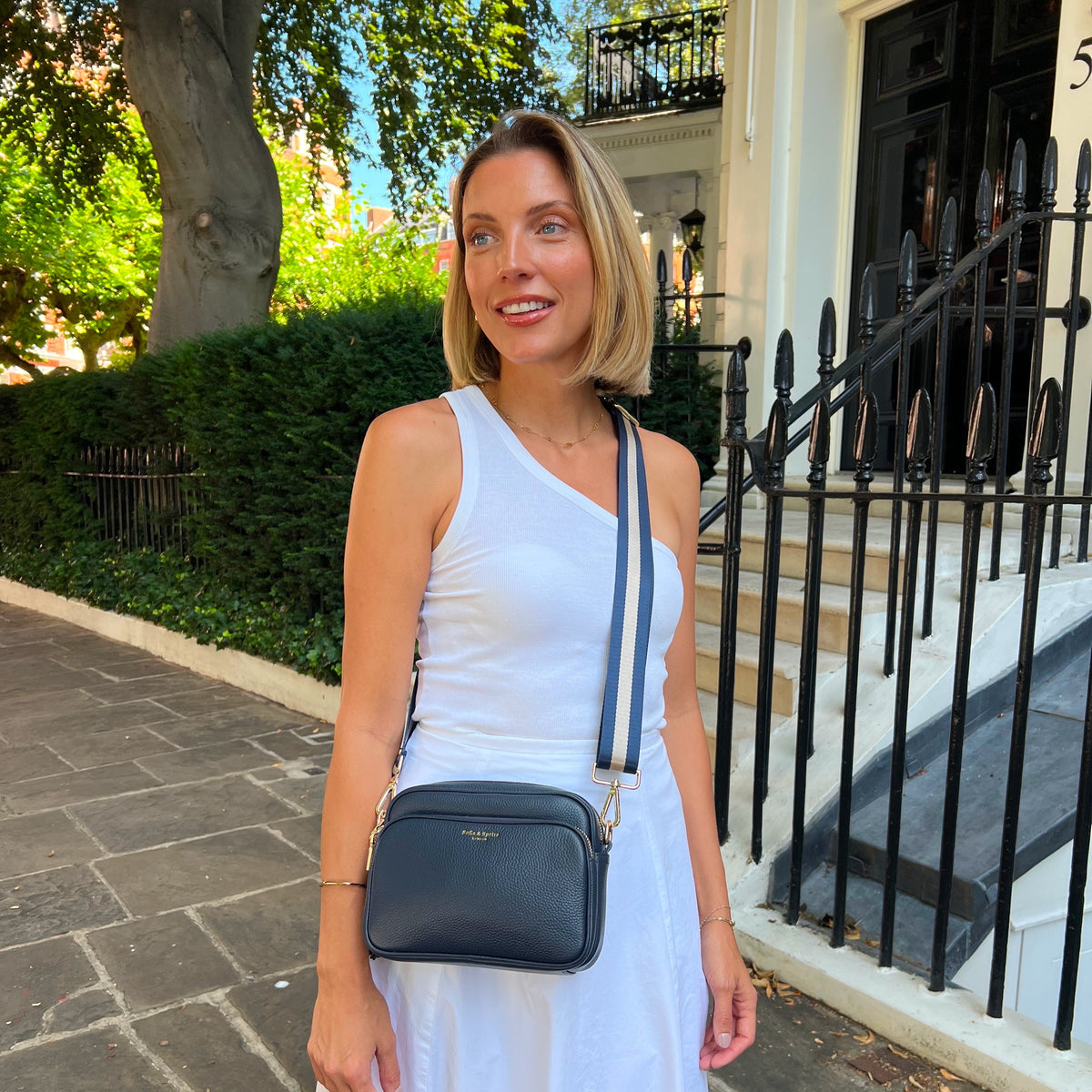 Alba Crossbody Bag - Navy