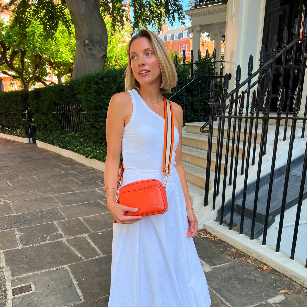 Alba Crossbody Bag - Orange