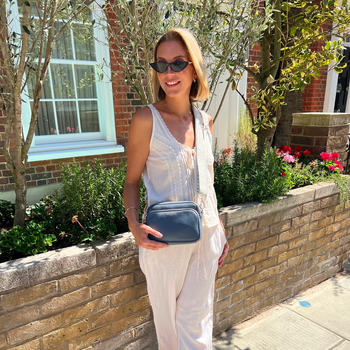 Alba Crossbody Bag - Shadow Blue