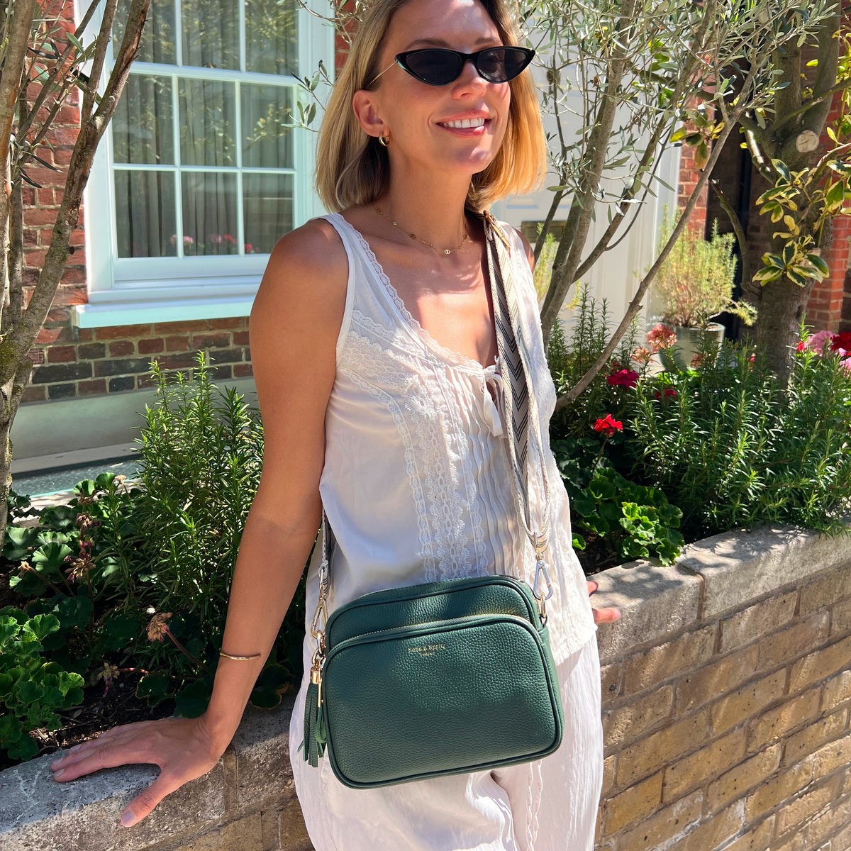 Alba Crossbody Bag - Racing Green