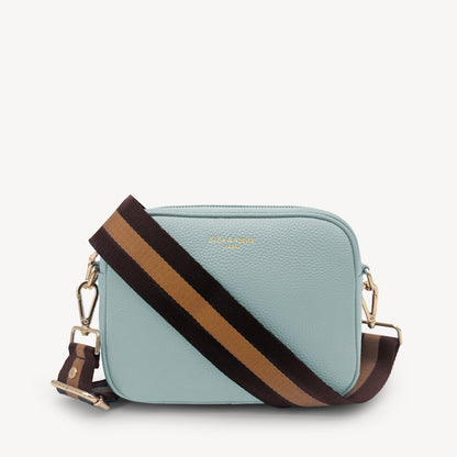 Chocolate Brown Stripe Strap