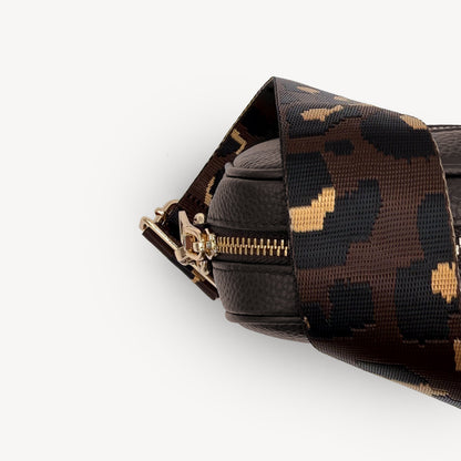 Brown & Gold Leopard Strap