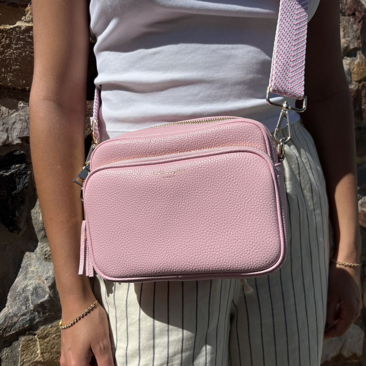 Alba Crossbody Bag - Blush Pink