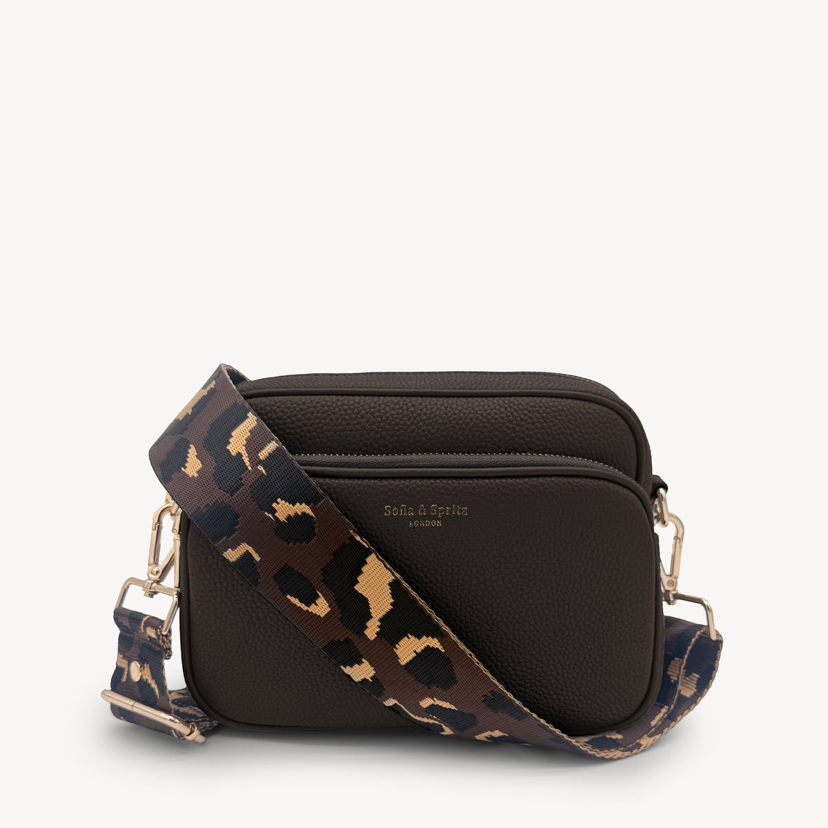 Brown & Gold Leopard Strap