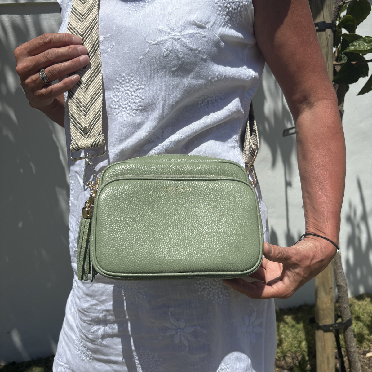 Alba Crossbody Bag - Sage Green
