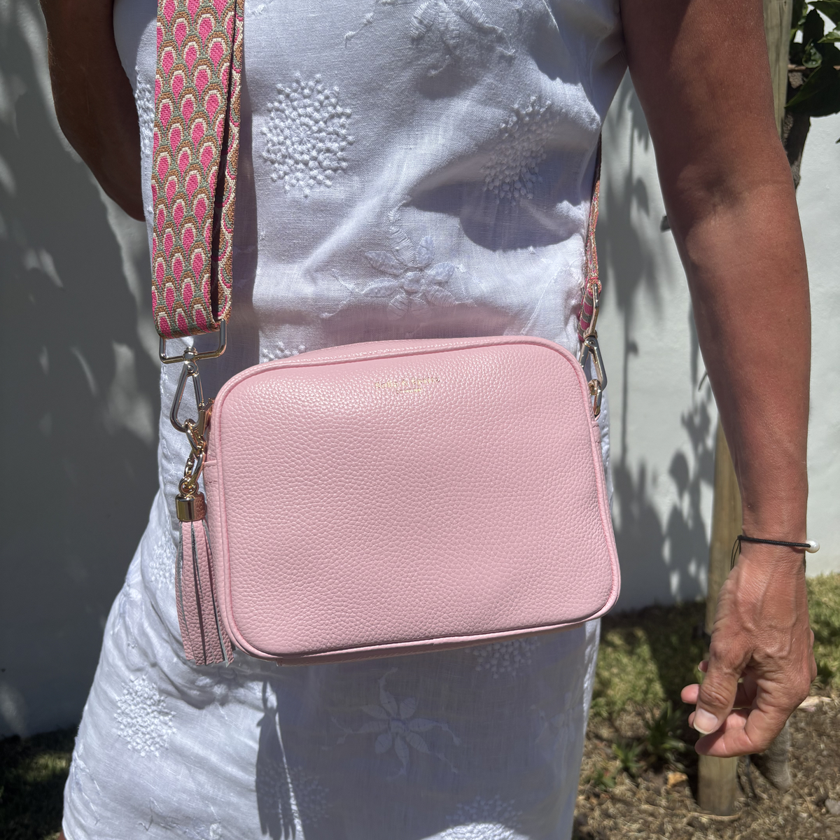 Lyla Crossbody Bag - Blush Pink