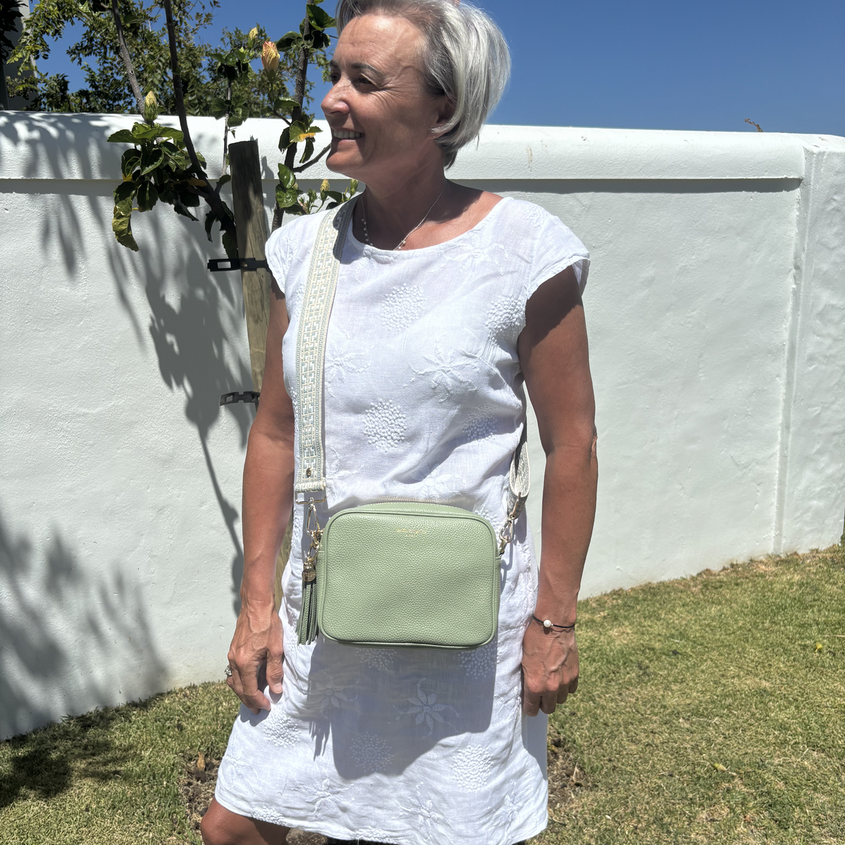 Lyla Crossbody Bag - Sage Green