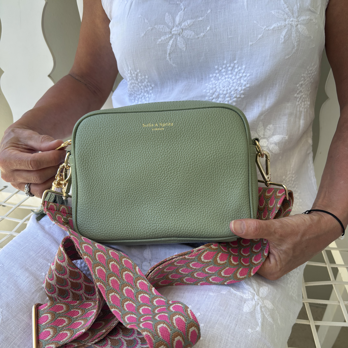 Lyla Crossbody Bag - Sage Green