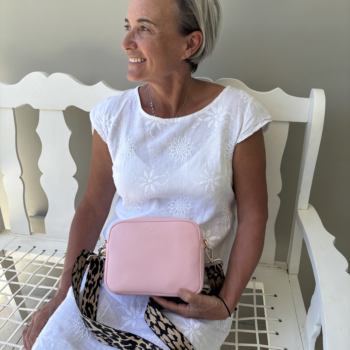 Lyla Crossbody Bag - Blush Pink