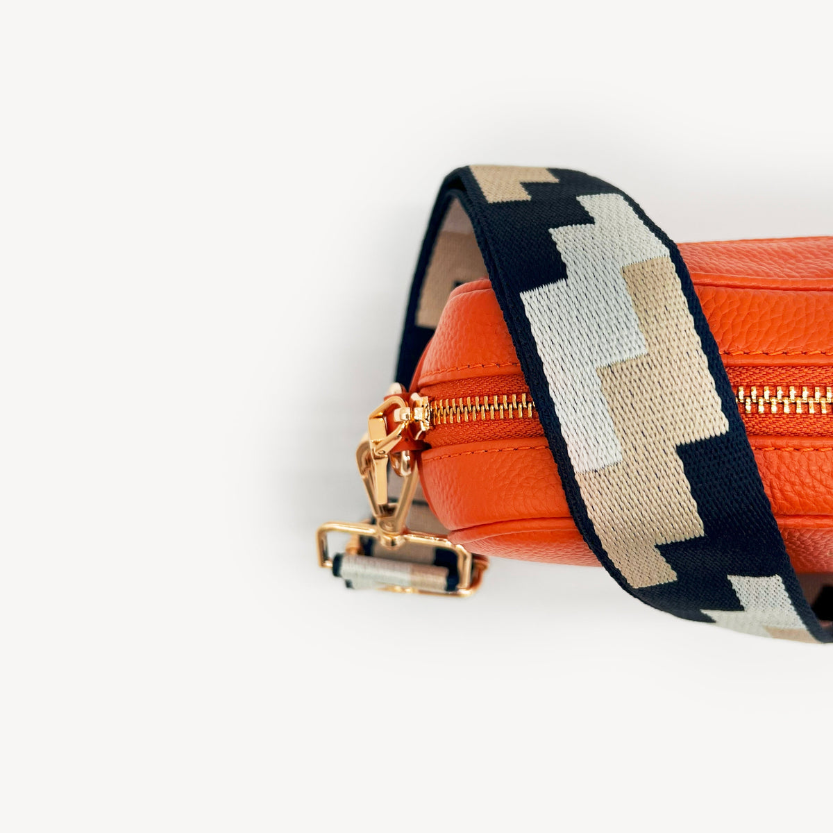 Navy, Stone & Tan Puzzle Strap