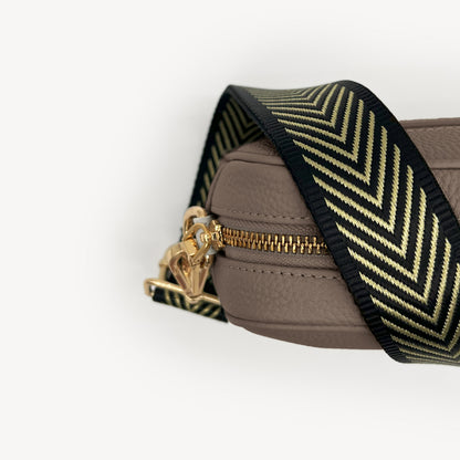 Black & Gold Chevron Strap