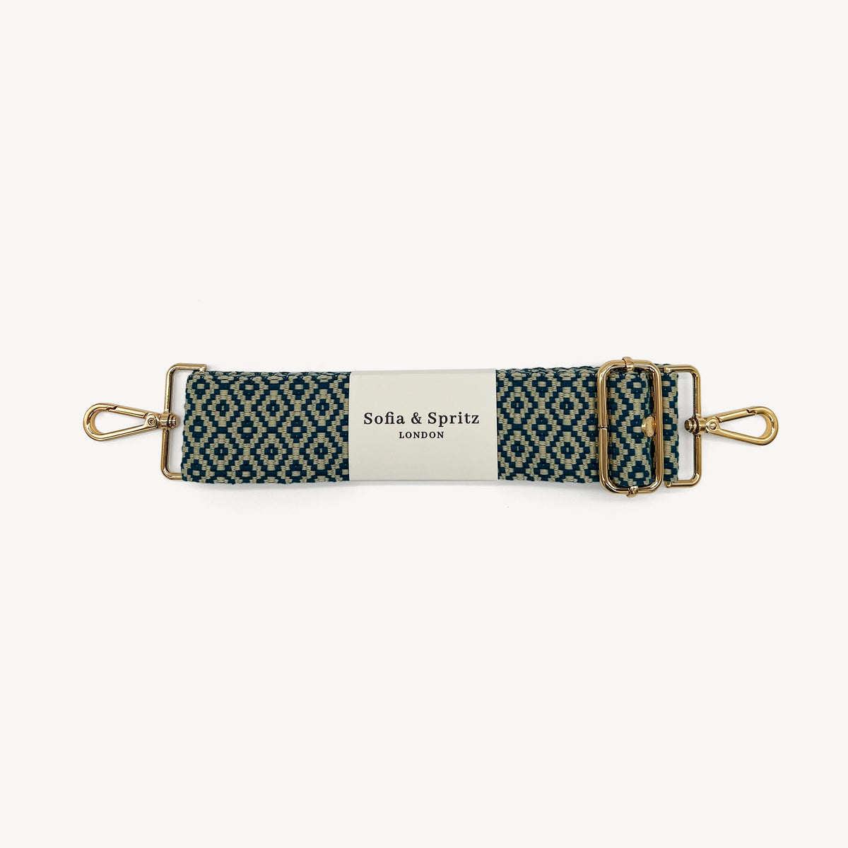 Blue & Stone Embroidered Strap
