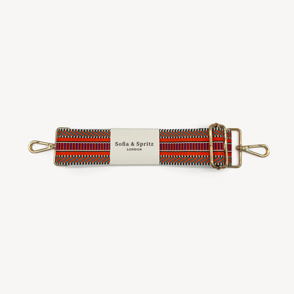 Orange Assortment Stripe Aztec Strap