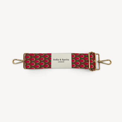 Pink Peacock Strap