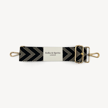 Black & Stone Arrow Strap