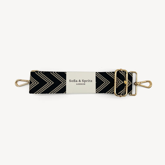 Black & Stone Arrow Strap