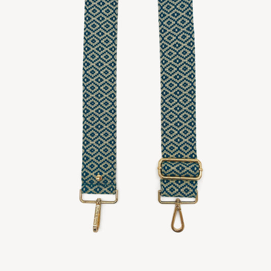 Blue & Stone Embroidered Strap