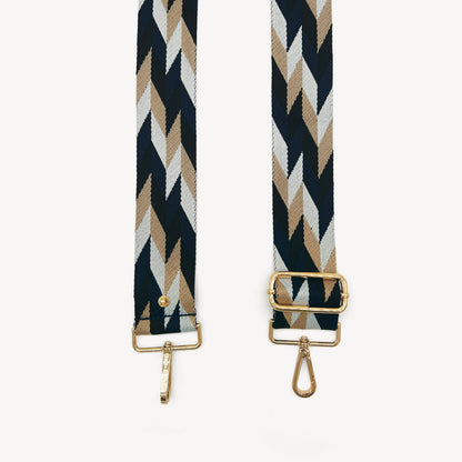Navy & White Mosaic Strap
