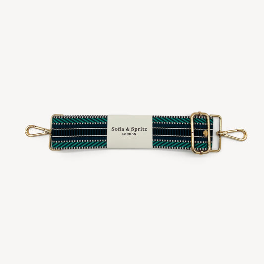 Blue Assortment Stripe Aztec Strap