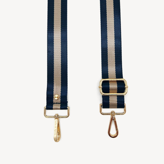 Navy & Gold Stripe Strap