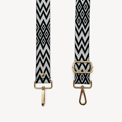 Black & White Diamond Strap